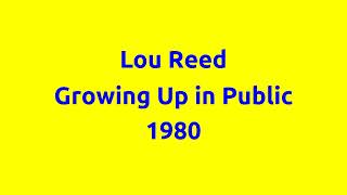 : Lou Reed - Growing Up in Public : 1980