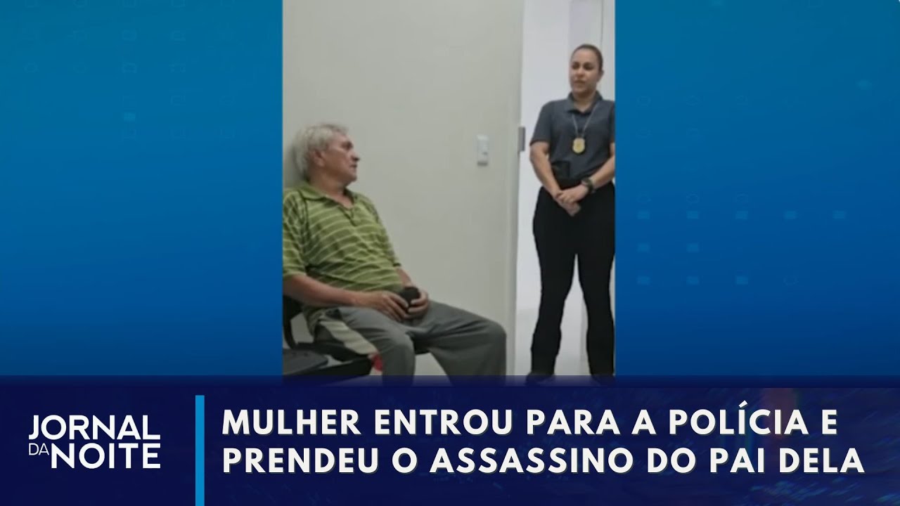 Policial prende assassino do próprio pai | Jornal da Noite