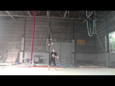 World Juggling Day in Academy of circus Kiev.A.Koblikov