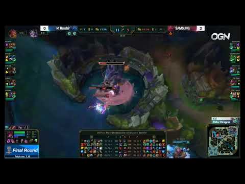 [GG] KT (Deft Caitlyn) VS SSG (Ruler Xayah) Game 3 Highlights - 2017 LCK Regional Qualifier