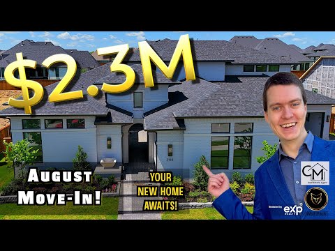 Step Inside This Stunning $2.3M Move-In Ready Huntington Home | Mustang Lakes Luxury Tour!