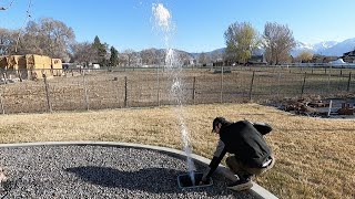 Sprinkler System Start-Up After Winterizing