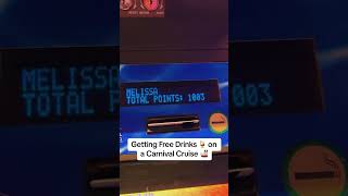 Getting Free Drinks on a Carnival Cruise