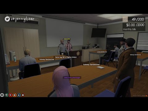 Professor Grimmer Discusses Professionalism at SDSO - Jennybeartv || GTA 5 RP NoPixel