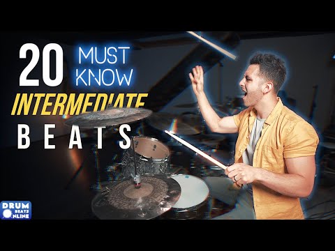 20 MUST KNOW Drum Beats For Intermediate Drummers | Drum Beats Online