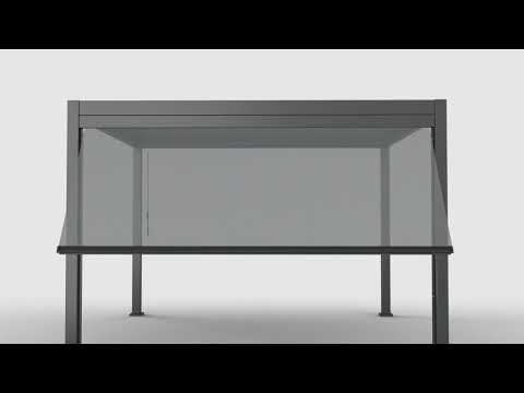 Mr. GARDENER Pergola-Sonnenrollo zu Pergola Classic/Deluxe 111 - 360cm | anthrazit