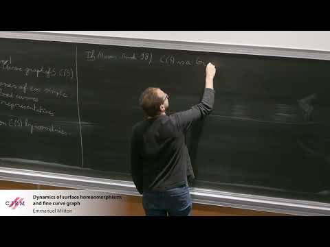 Emmanuel Militon: Dynamics of surface homeomorphisms and fine curve graph