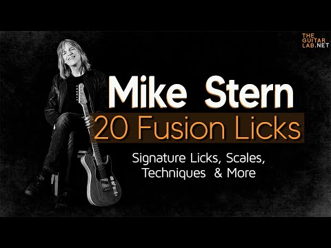 New lesson !  Mike Stern - 20  Fusion Licks -