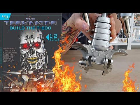 Build The Terminator T-800 Issue 51 - Fit Pelvis Panel & Parts For The Muscles (Speed Build)