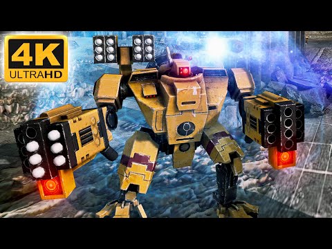 WARHAMMER 40K CINEMATIC BATTLE - Tau Empire vs Tyranids (4K)