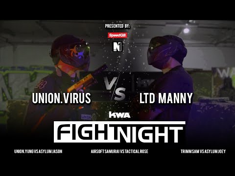 KWA Fight Night 1 | LTD Manny vs Union Virus | 1 vs 1 Airsoft