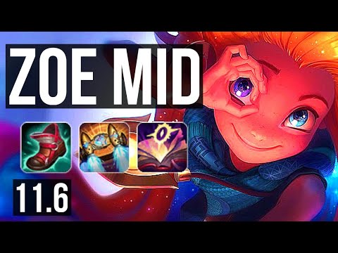 ZOE vs LEBLANC (MID) | 71% winrate, 9/1/5, Legendary | KR Master | v11.6