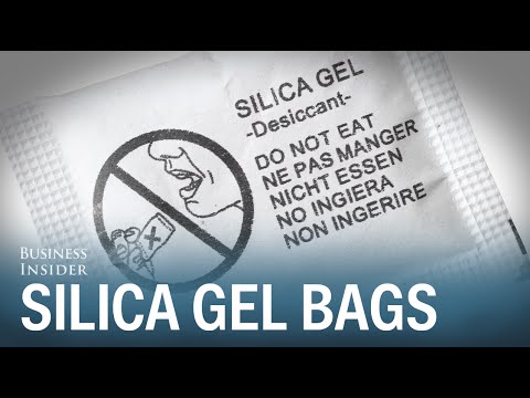 Part of a video titled Why you should never throw away silica gel bags - YouTube