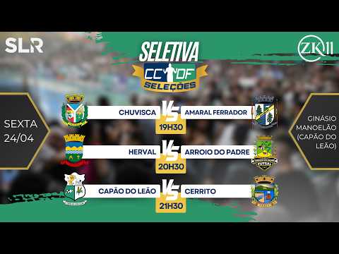 1º Rodada - CCDF Seleções Seletiva 2026
