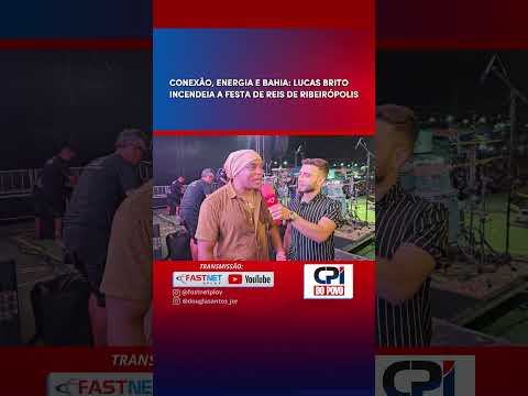 Nos bastidores da Festa de Reis de Ribeirópolis 2026, a FastNetPlay conversou com Lucas Brito