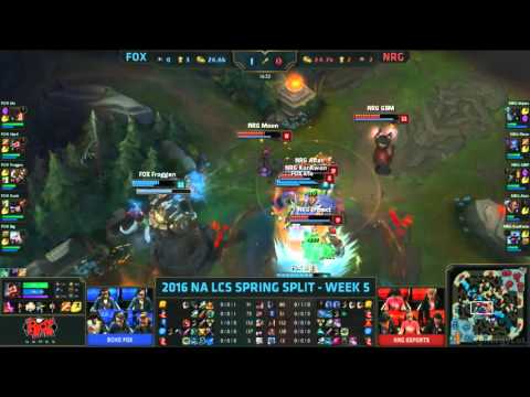 Kfo - Amazing 4-Man Malphite Ultimate vs NRG - League of Legends