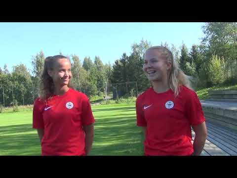 PK-35 TV: Wilma Forsblom ja Eerika Appelqvist valmiina JyPK-otteluun