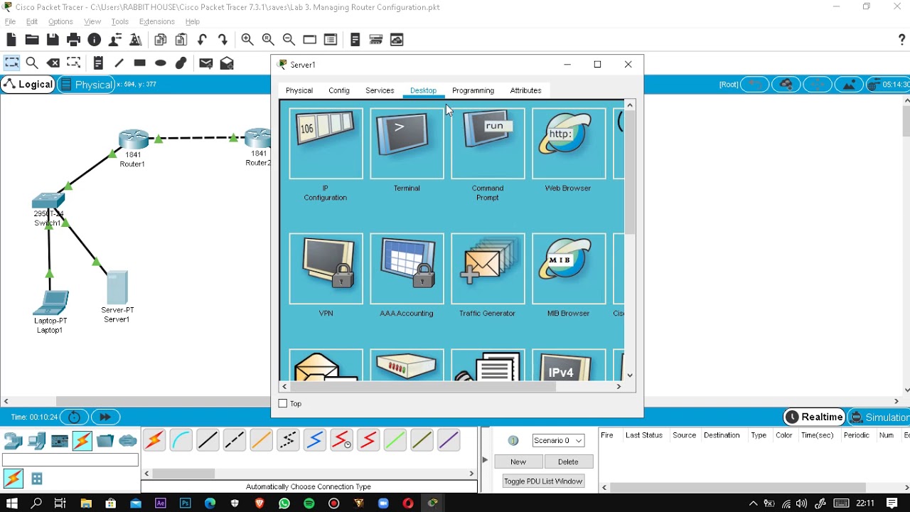 Lab 3. Managing Router Configuration