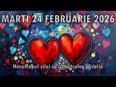 KARMA IN/PRIN IUBIRE 💕 MARTI 24 FEBRUARIE 2026 ☯ HOROSCOPUL ZILEI  @astrolog.acvaria ​
