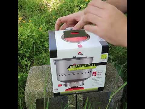 $260 MSR Reactor Stove System - Boil Test