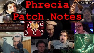 PoE 3.27 - Phrecia Patch Notes - Streamers Prepare for Phrecia