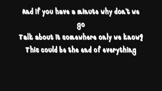 Michelle Chamuel - Somewhere Only We Know (Studio Version) (Lyrics)