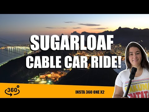 360 VR 4K This Sugarloaf Cable Car Dusk Ride View is Absolutely Magical!