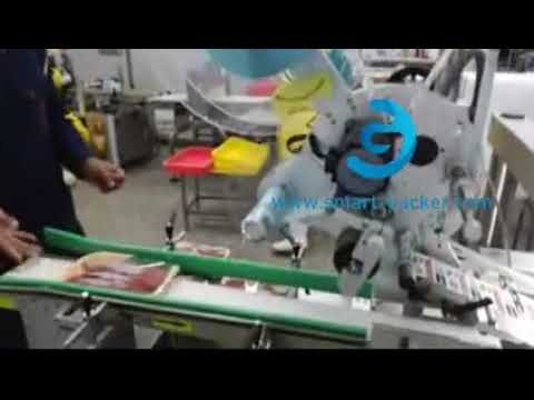 Automatische Markierungsmaschine für Fleisch, Obst, Obsttablett und Scan Feedback System