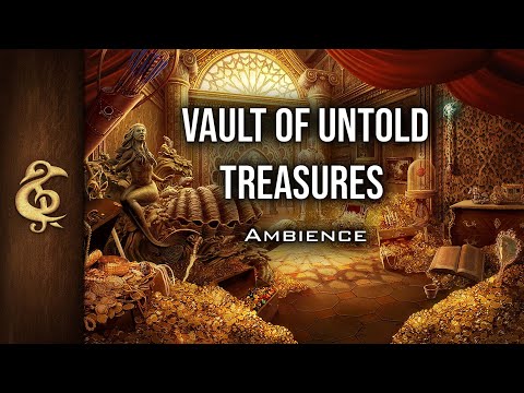 Vault of Untold Treasures | ASMR Ambience | 1 Hour