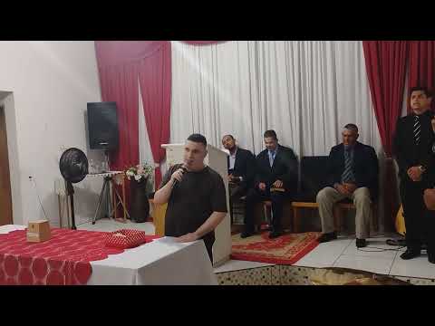 Silas Rodrigues na igreja almas para Cristo Pires do Rio GO