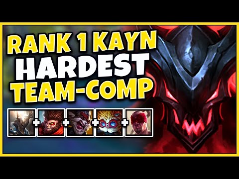 #1 KAYN WORLD THEIR ENTIRE TEAM PICKED TO COUNTER ME (TOUGHEST GAME EVER) - League of Legends