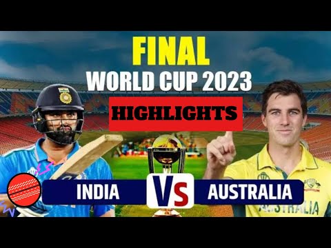 ICC World Cup 2023 | India vs Australia, World Cup 2023 Final Highlights #worldcup2023final
