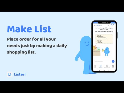 Listerr - Your daily shopping  video thumbnail