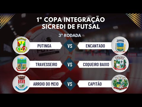 1ª Copa Integração Sicredi de Futsal - Cidade Putinga