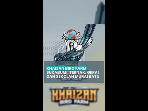 Ternak, gerai dan sekolah Murai Batu di Sukabumi