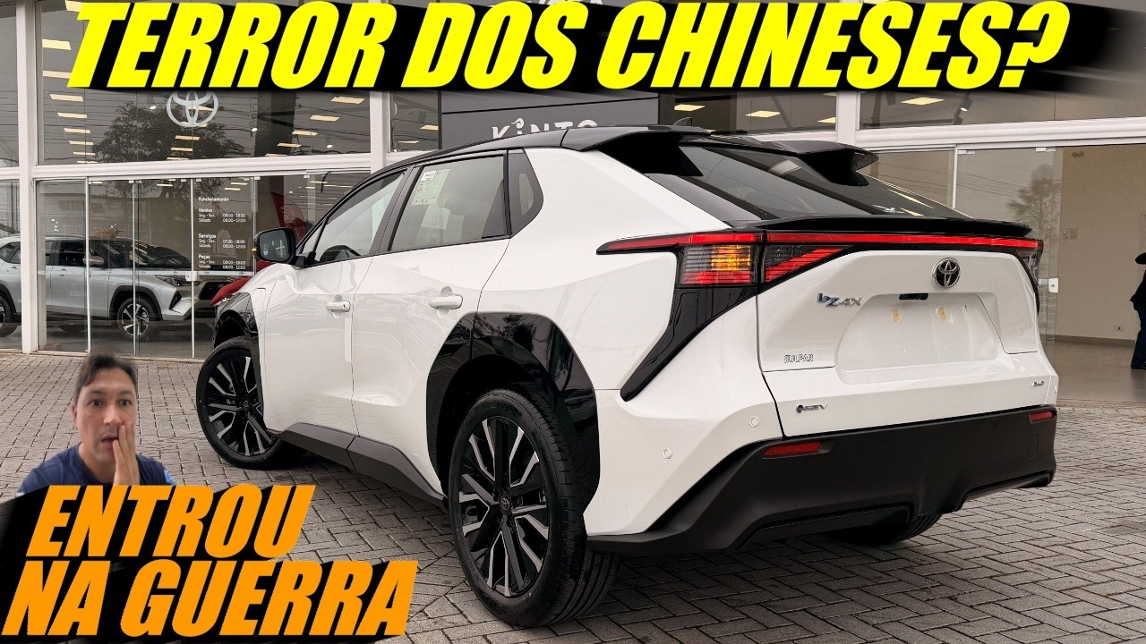 NOVO TOYOTA BZ4X 2027! VALE O PREÇO? O PRIMEIRO ELÉTRICO DA MARCA em detalhes