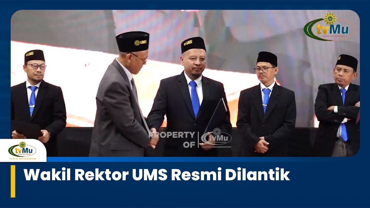 Rektor UMS Lantik Jajaran Wakil Rektor Periode 2025-2029
