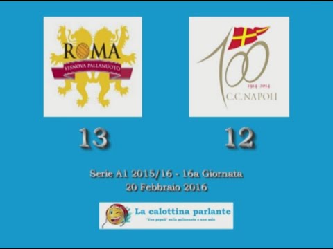 HILites Serie A1 2015/16 (16° Giornata) - Roma Vis Nova vs. C.C. Napoli 13-12