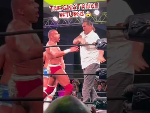 The Great Khali Returns🤯 & Attack Jinder Mahal #shorts #viral #thegreatkhali