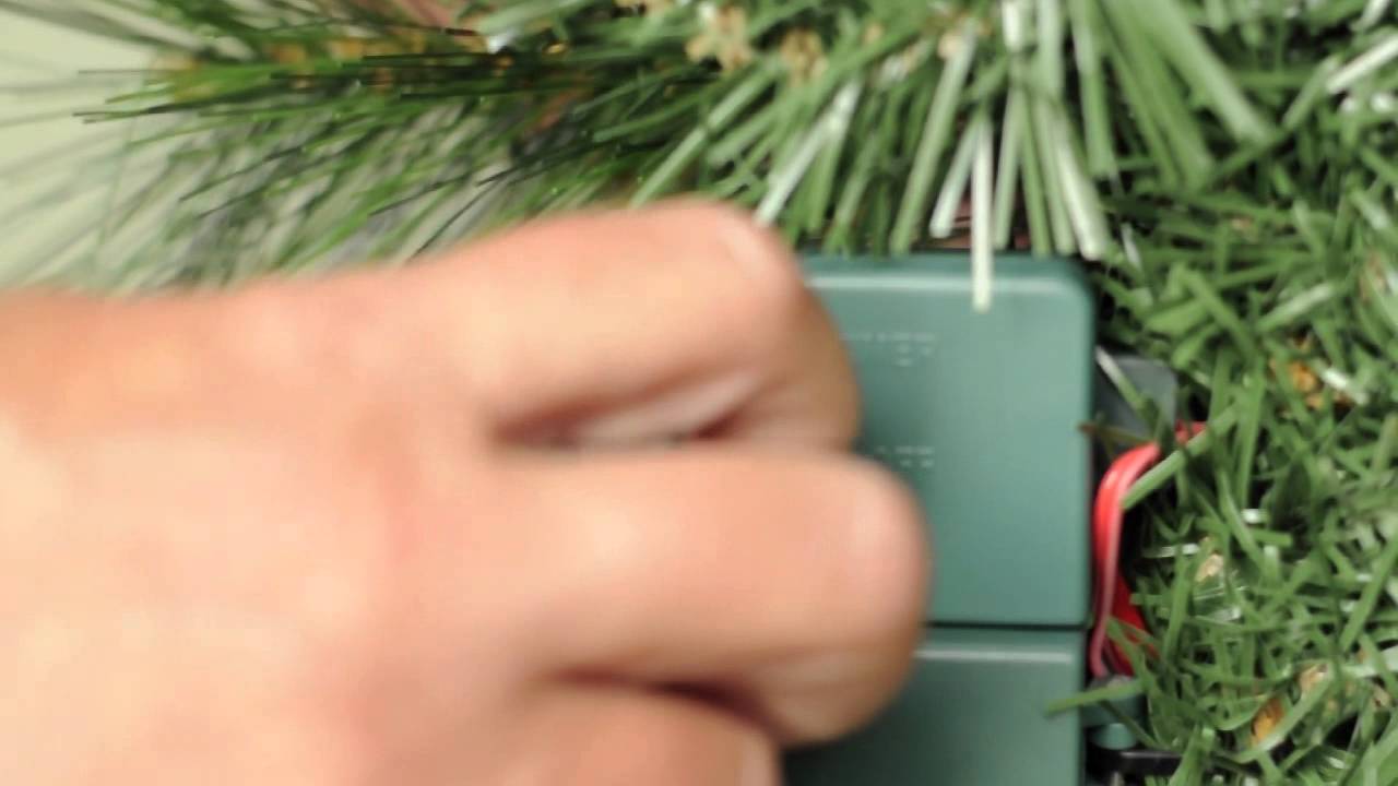 Watch video 30-inch Artificial Wreath Pre-lit LED Battery Operated... Now 30-inch Artificial Wreath Pre-lit LED Battery Operated...