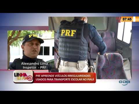 LINHA DE FOGO 11 03 2020 PRF APREENDE VEíCULOS IRREGULARIDADES USADOS PARA TRANSPORTE ESCOLAR