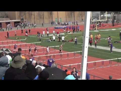 2016 Super 7 Frosh Soph Girls' 100m Hurdles Heat #1