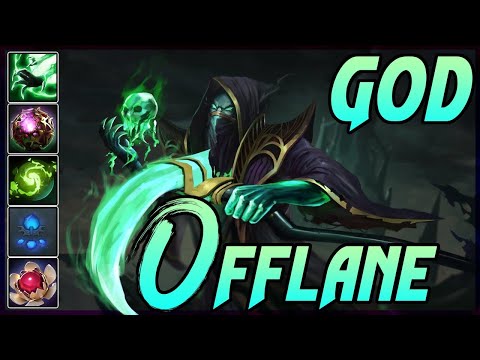 Necrophos The New Way To Play First Item Lotus + Refresher Orb Crazy OP Build Dota 2