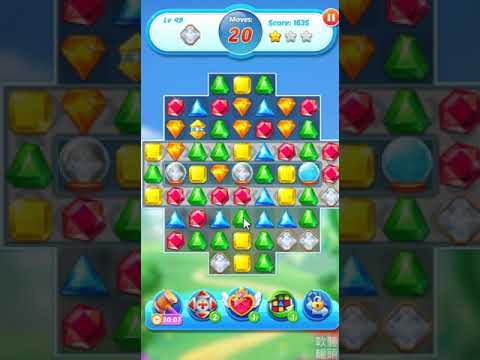 Jewel Crush 寶石消除傳奇 LEVEL 49 NO BOOSTERS