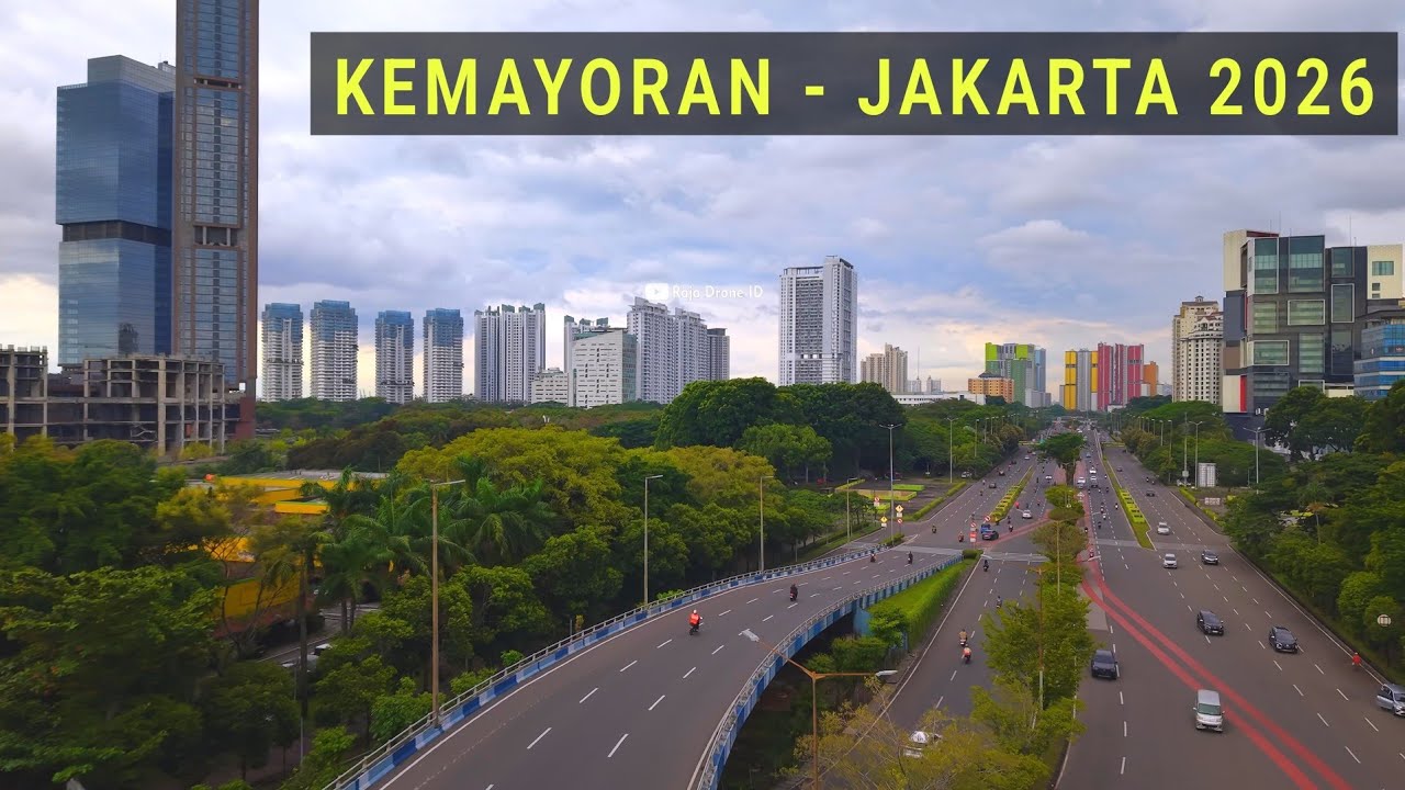 Jakarta Drone View 2026, Kemayoran Jalan Benyamin Suaeb dan Sekitarnya 