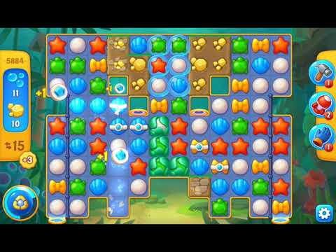 Fishdom 2021 - Level 5884   #playrix #fishdom #gaming