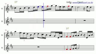 Eastside Jam - Eb Alto Sax Sheet Music [ kenny g ]
