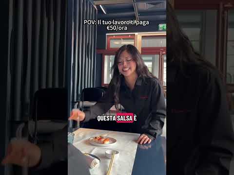 Il servizio al tavolo in base al salario del cameriere 💸🥢 #kanbei #sushi #allyoucaneat #perte #par