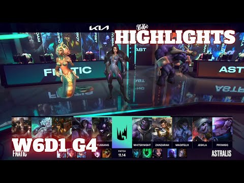 FNC vs AST - Highlights | Week 6 Day 1 S11 LEC Summer 2021 | Fnatic vs Astralis