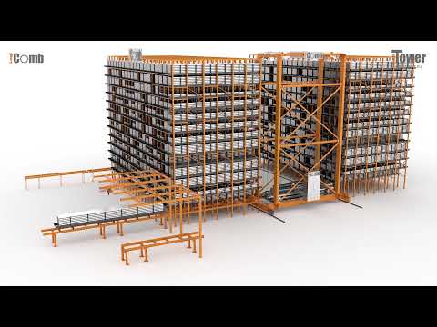 LogiComb   profiles   long goods   storage systems animation